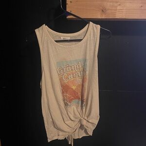 Maurices Grand Canyon Graphic Tank Top - Cream
